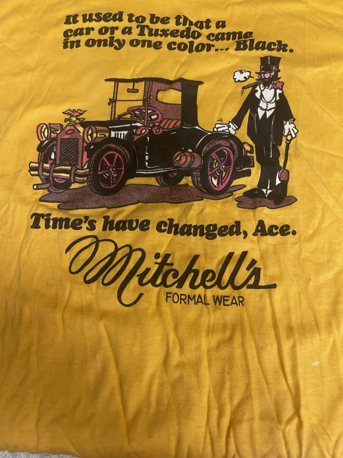 1980's Mitchell Tuxedo Formal Wear T-shirt gallery