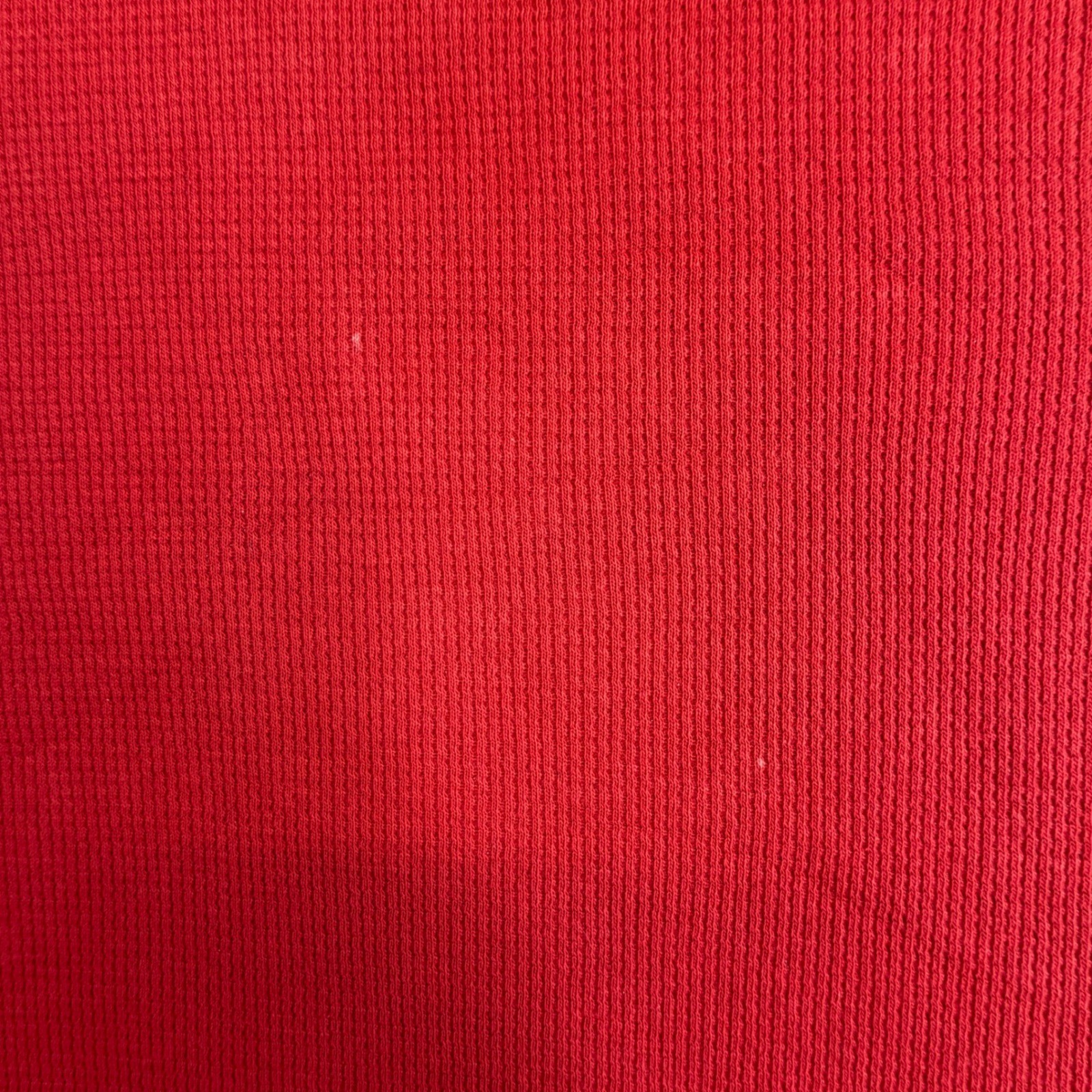 American Eagle Thermal Shirt Mens Medium Red Waffle Knit Long Sleeve Vintage Fit gallery