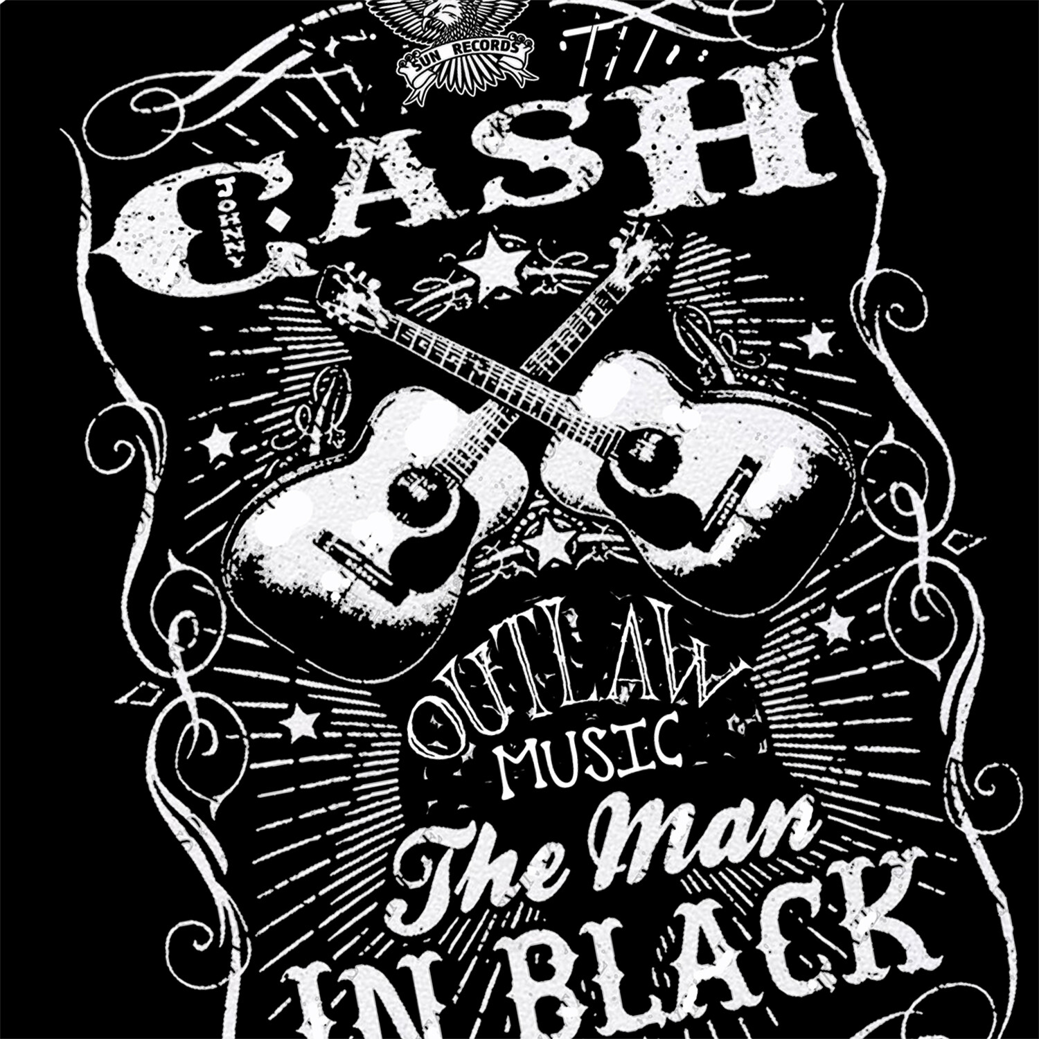 Johnny Cash T-Shirt, The Man in Black Shirt, Outlaw Country Shirt, Rock Shirt gallery