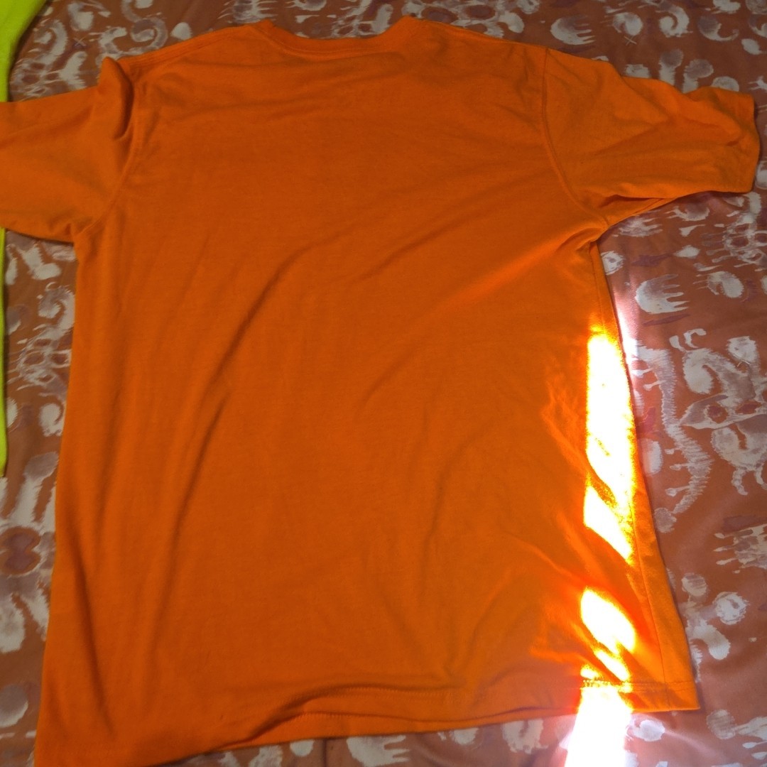 2 KEY MEN'S HI VIS YELLOW & ORANGE SAFETY T-SHIRTS Size MED gallery