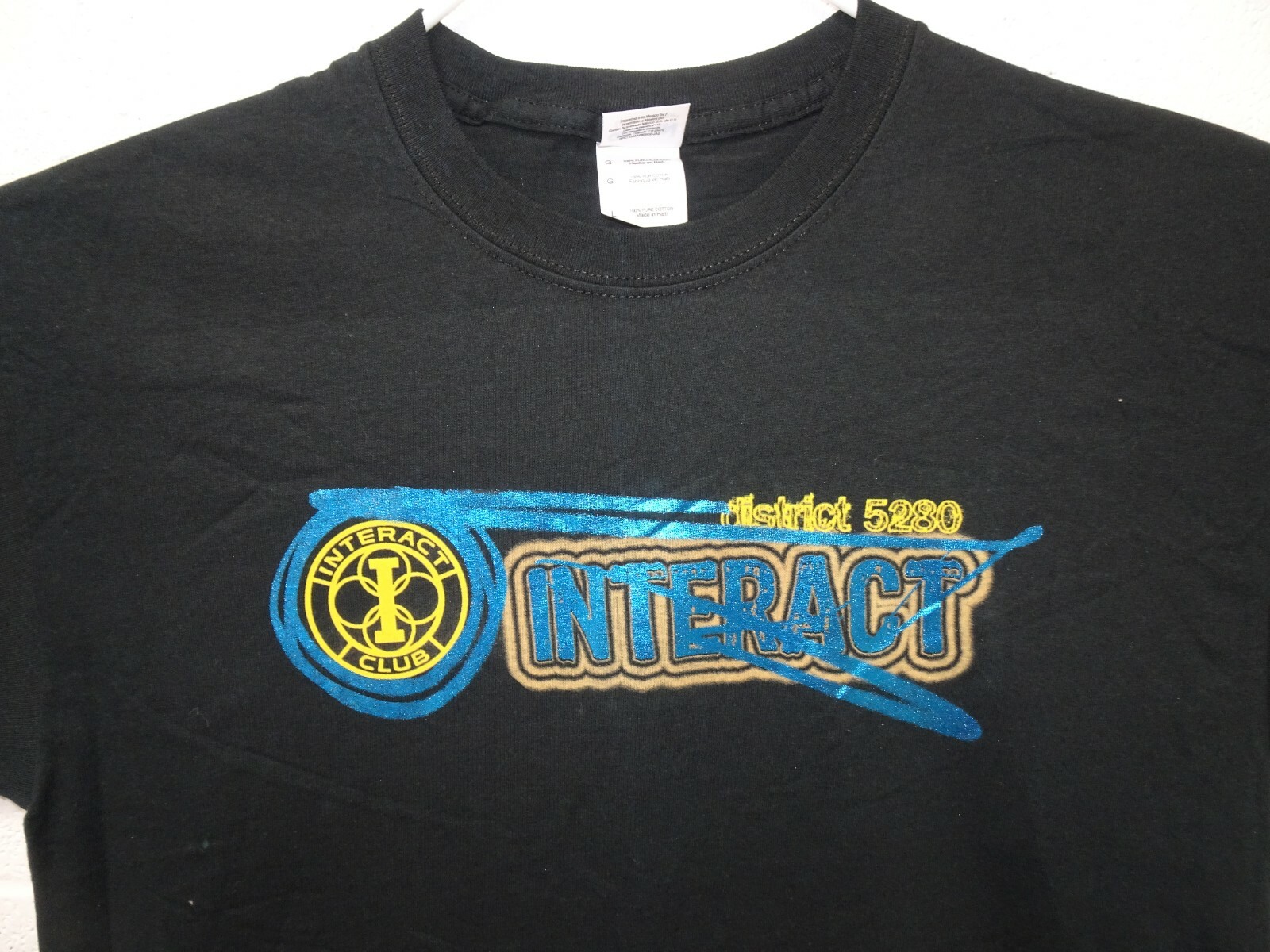 Interact Club District 5280 Rotary Club Los Angeles Charity T Shirt Large Black gallery