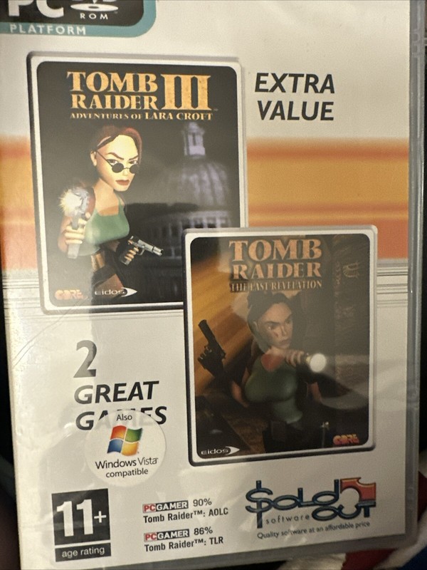 Tomb Raider III & Last Revelation – Double Pack (PC Game)