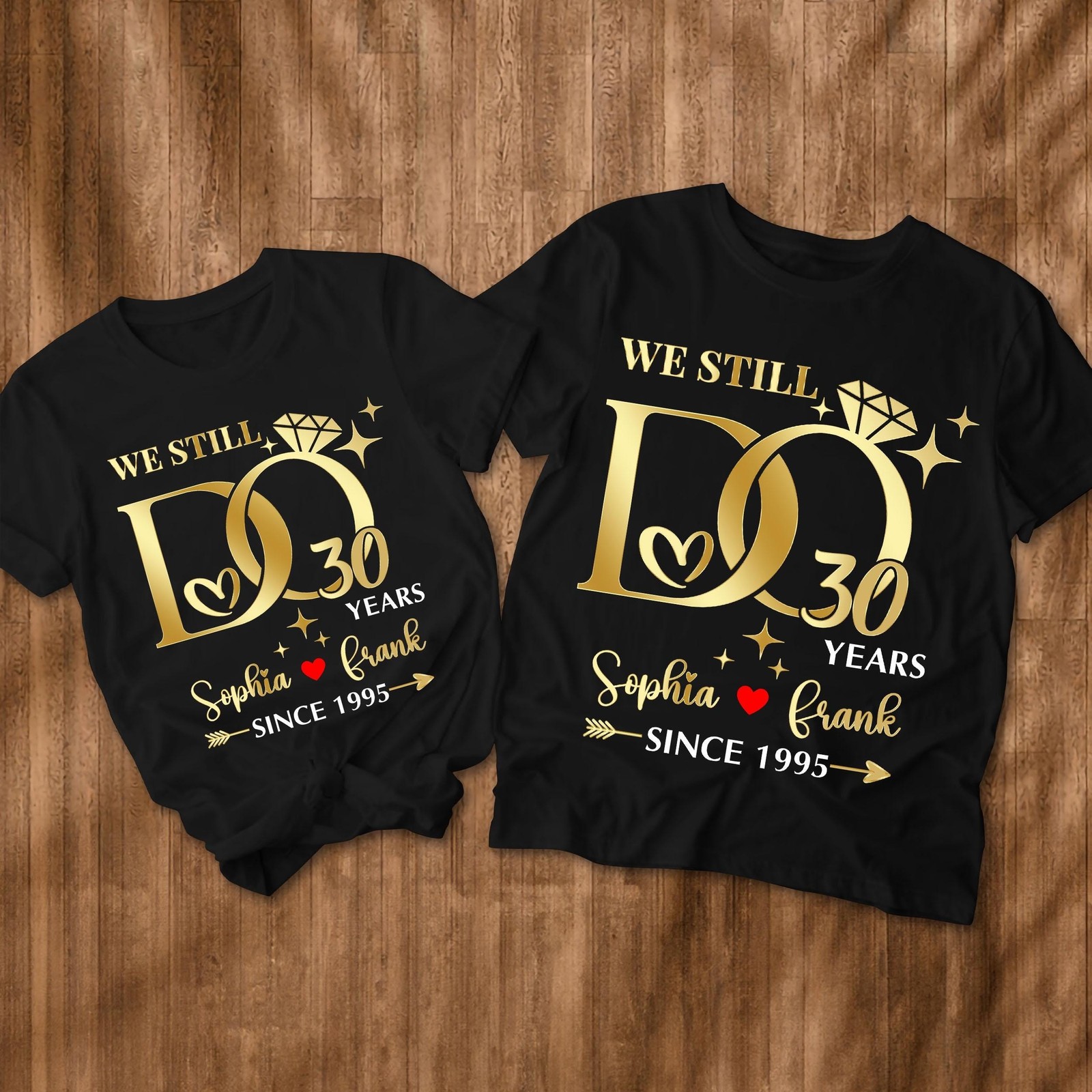We Still Do Shirt  Wedding Anniversary T-shirts  Personalized Wife And Husband
