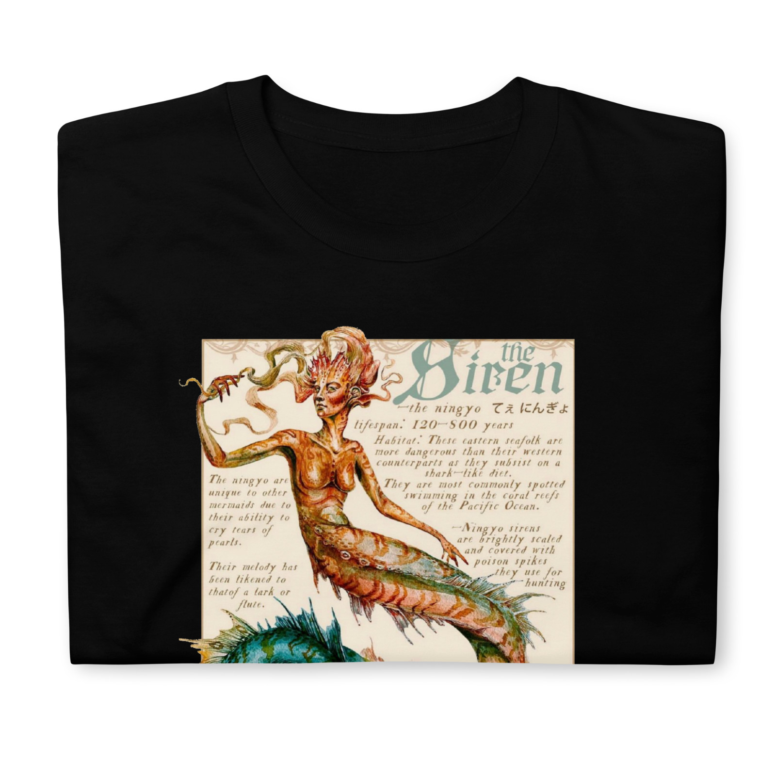 The Siren, Greek Gods, Heros, Art, Printed T-Shirt gallery