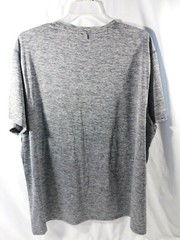 Russell Men’s 3XL Two-Tone Gray Textured Pattern Silky Short Sleeve Tee