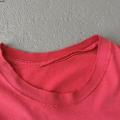 Vintage 1990’s Harley Davidson Thrashed Faded Red Grunge Tee Shirt – Large/XL