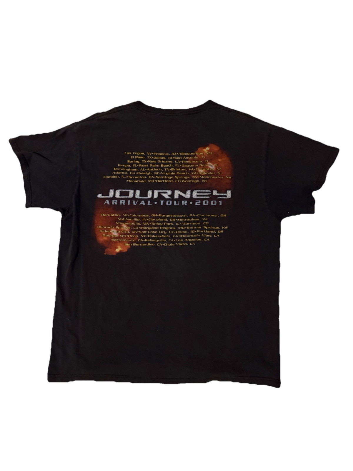 Men’s Vintage 2001 Delta Journey Tour Band T Shirt Size L gallery
