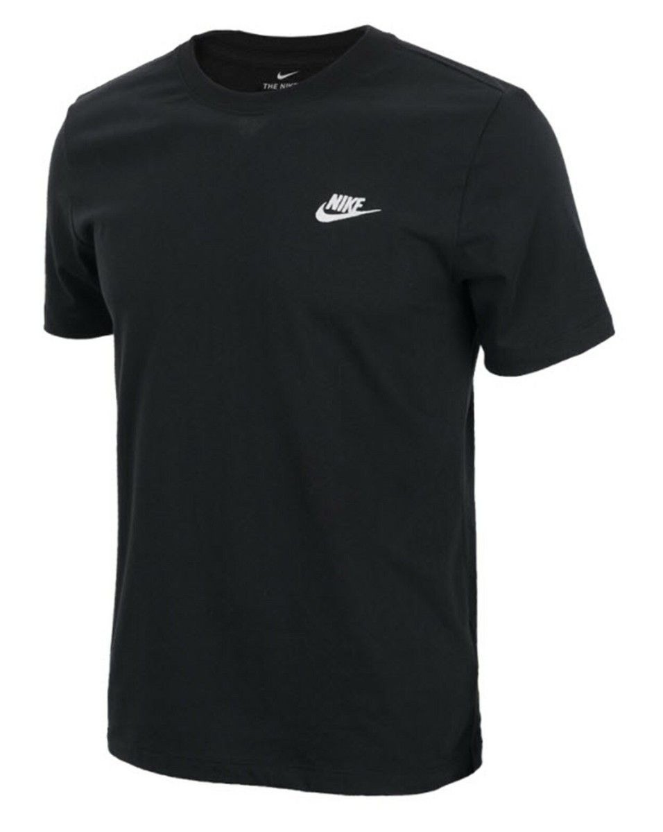 Nike Men's NSW Club T-Shirt Short Sleeve Crew Neck Black Size L NEW WITH TAGS! gallery