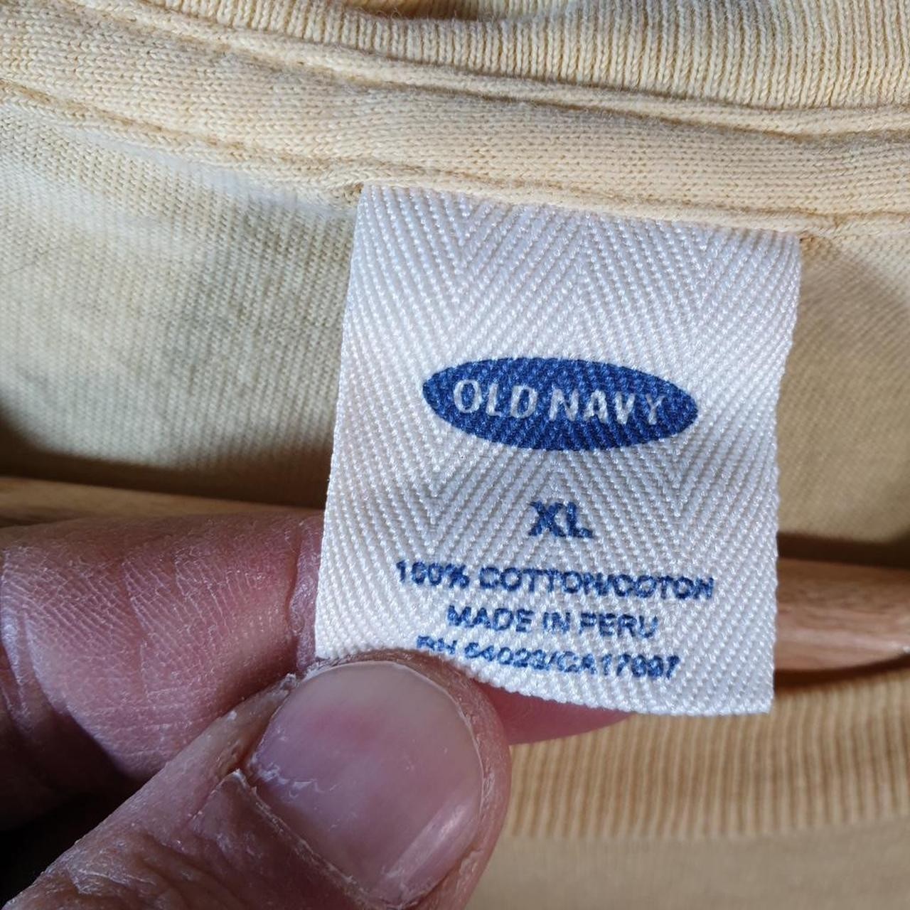 Vintage Old Navy Brighton Beach Bait & Tackle 90s USA T Shirt Mens XL Yellow gallery