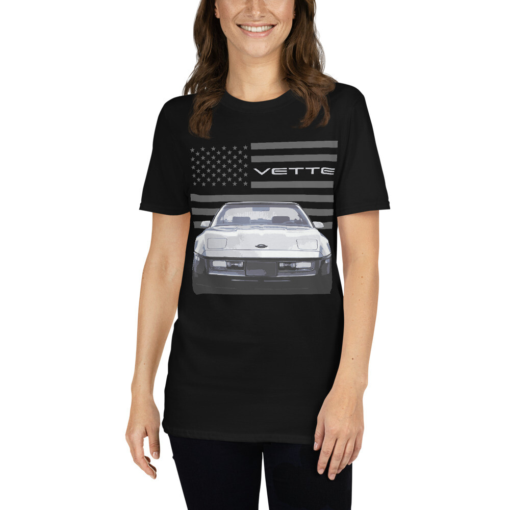 Silver C4 vette Owner Gift Vette Short-Sleeve Unisex T-Shirt gallery