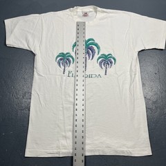 Vintage Florida Single Stitch Graphic Tee White XL Unisex VTG 90s Souvenir