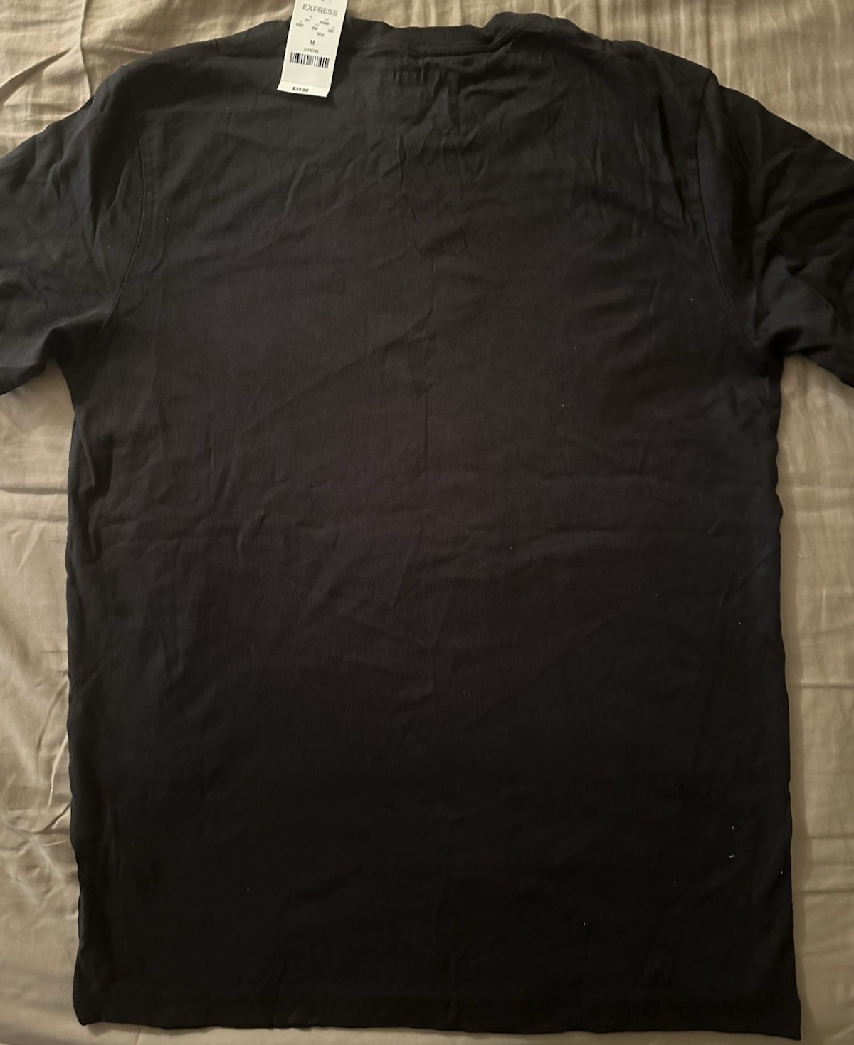 NWT EXPRESS COTTON T-SHIRT MEDIUM - BLACK "AFTER REDEMPTION" VINTAGE gallery