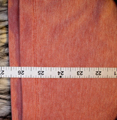 Untuckit mens cottton blend henley long sleeve shirt size XX-Large color orange