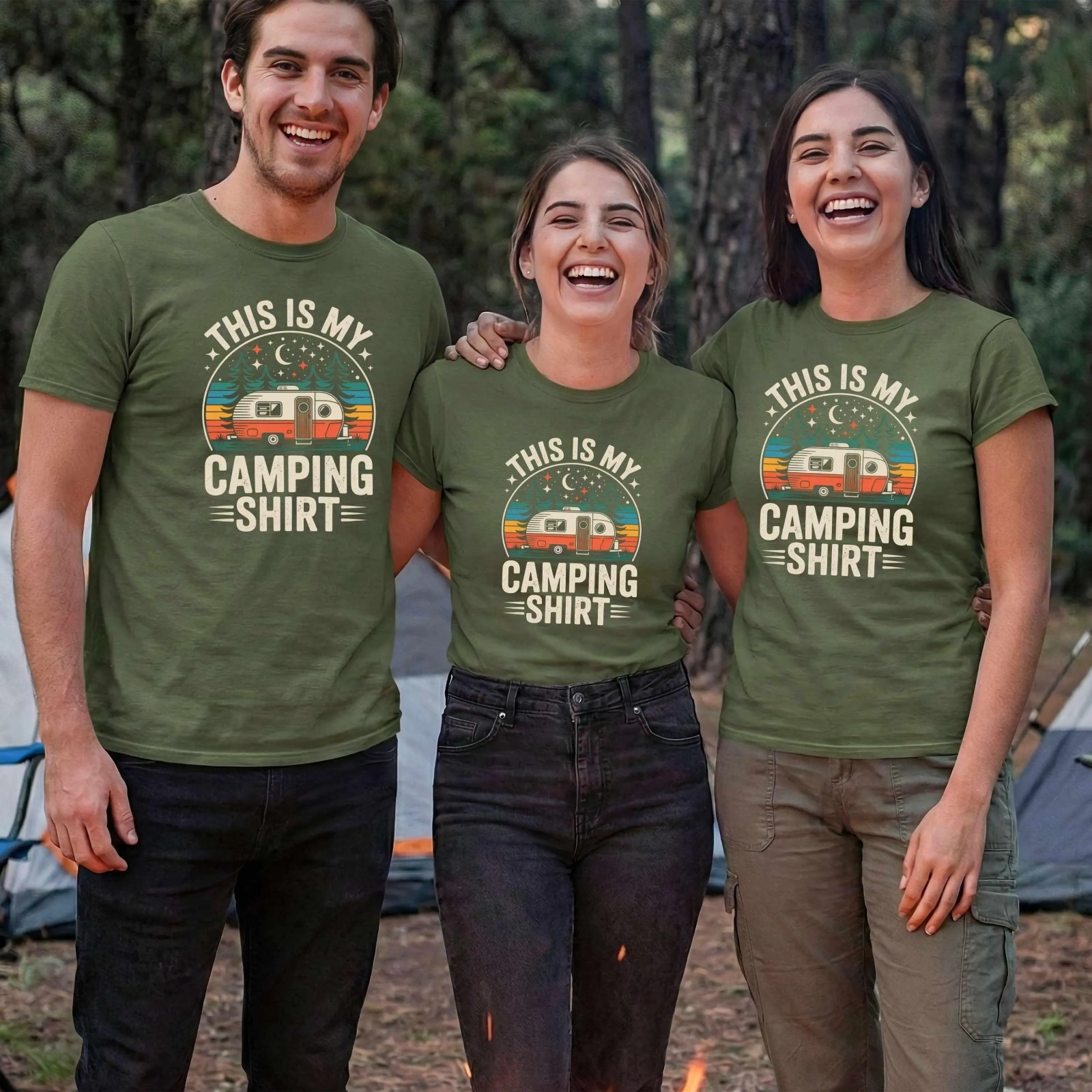 This My Camping Shirt Happy Camper Summer Tee T-Shirt gallery