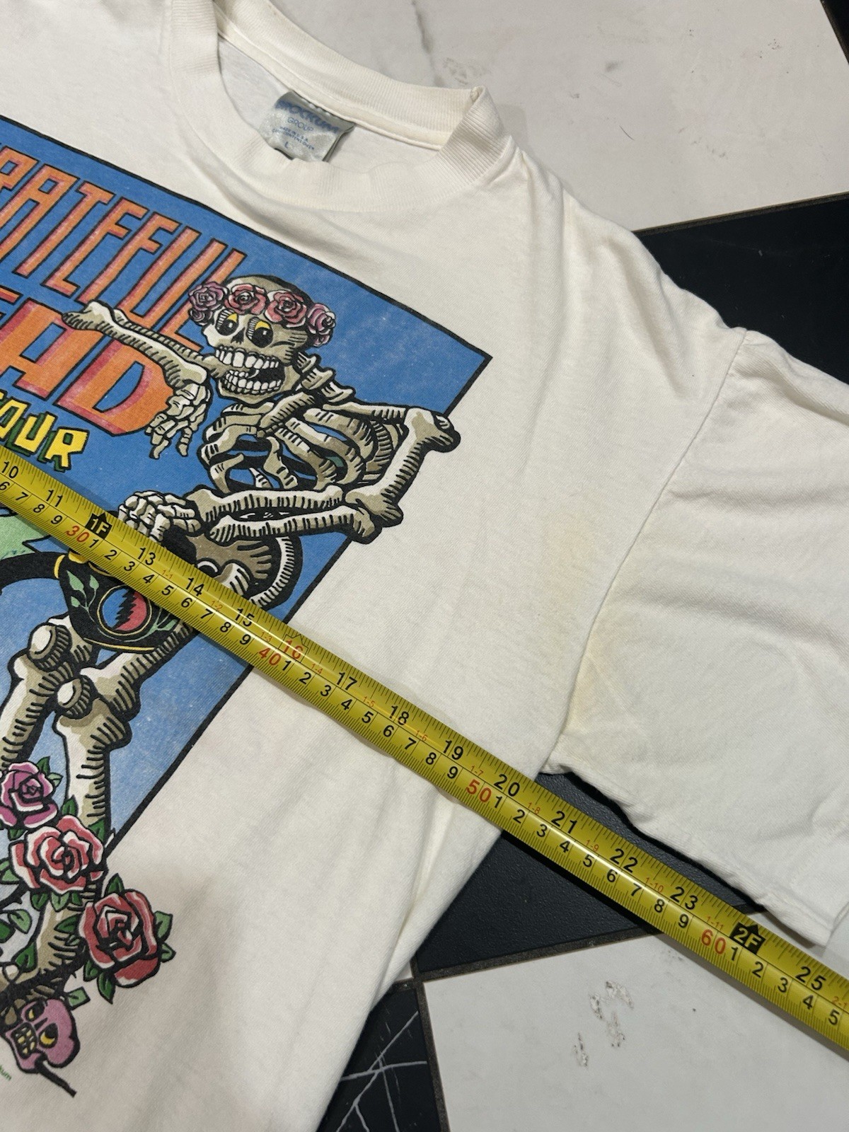 Vtg 1992 Grateful Dead Spring Tour Antonio Reonegro artwork Brockum Tag Large gallery