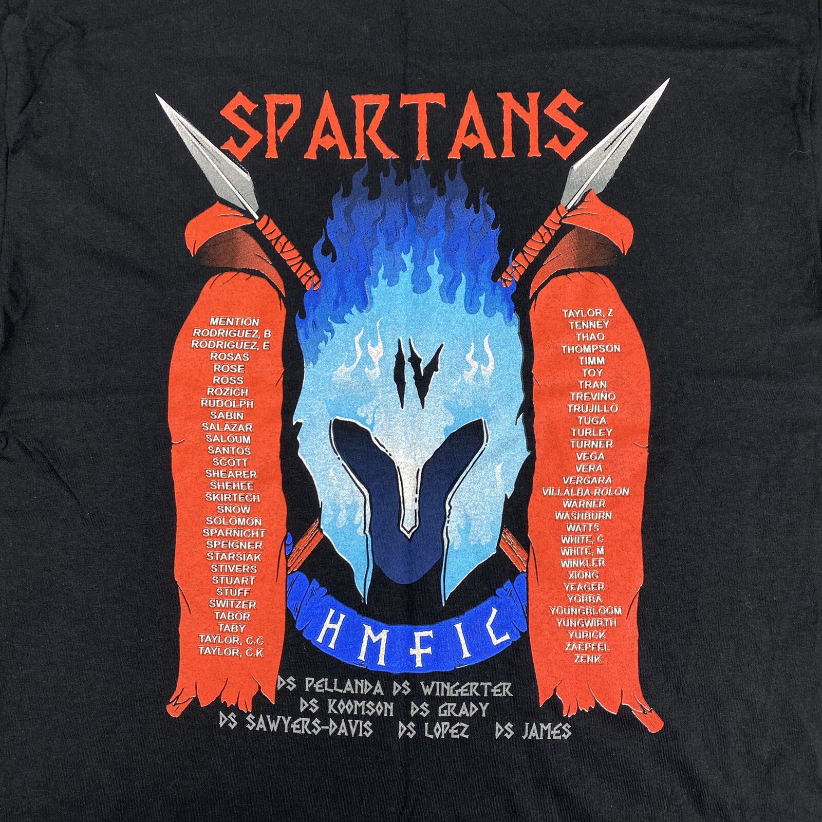Spartans Echo Battery Sz M Military Training Battalion Army Graduation Shirt BN