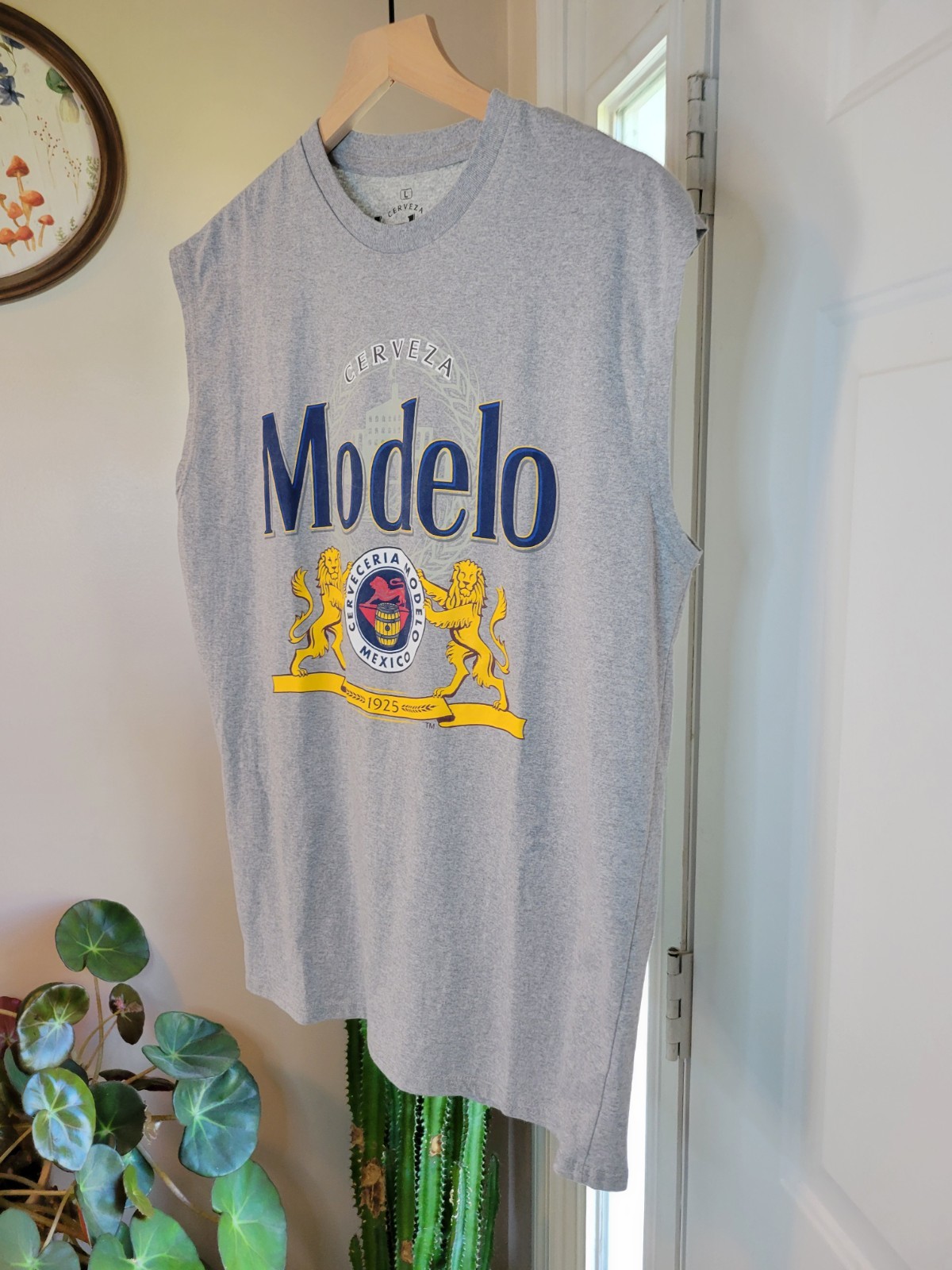 Ripple Junction Graphic Mens Modelo Mexico Beer Tank Top, Size Large gallery
