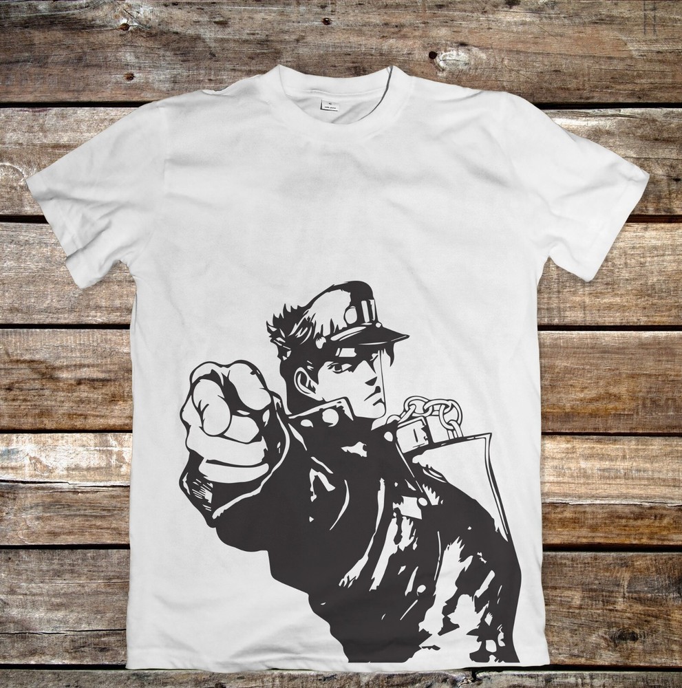 JoJo’s Bizarre Adventure Anime Graphic T- Shirt Unisex Apparel Game design Manga