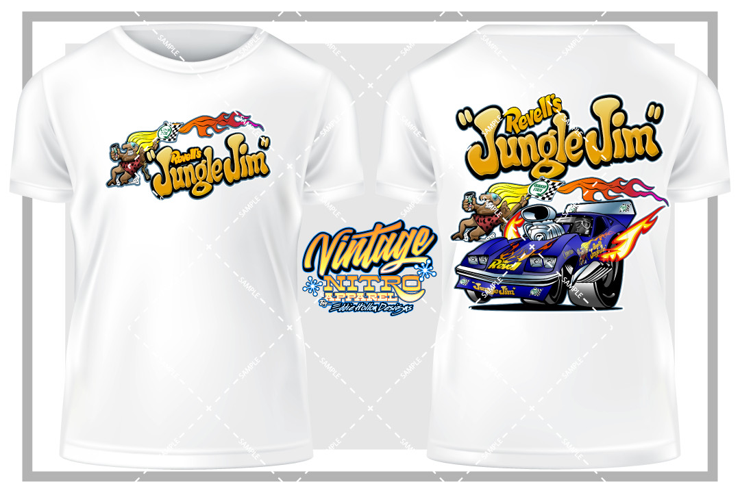 Jungle Jim TOON Funny Car (318) T-Shirt gallery