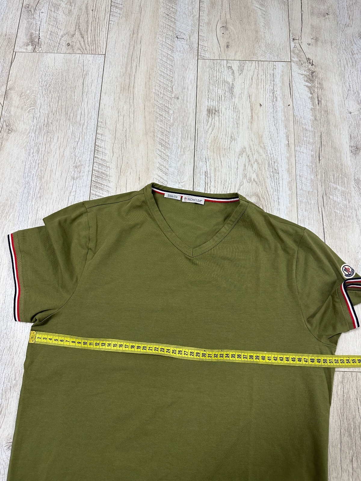 Moncler Authentic Shirt Mens Size L Olive gallery