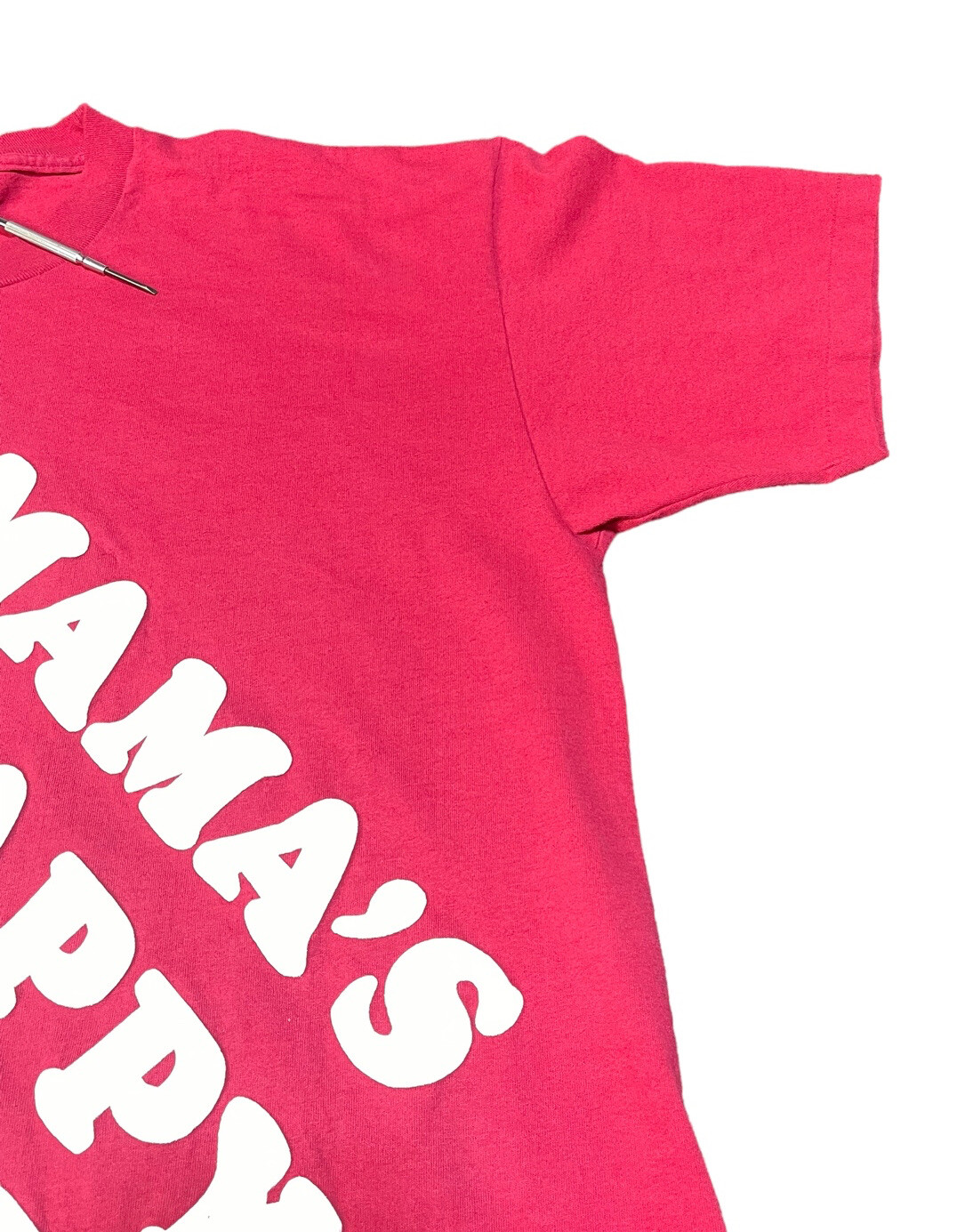 Vintage If Mama’s Not Happy Nobody’s Happy SPELLOUT Single Stitch T Shirt XL USA gallery