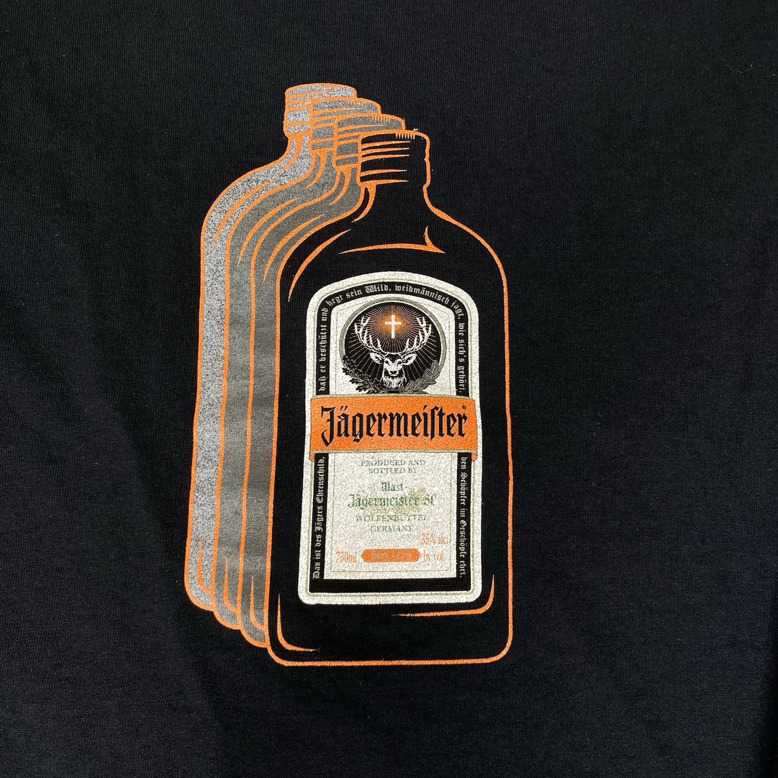 Jagermeister 75th Anniversary August 2015 Long Sleeve Black T-shirt Sz 2XL gallery
