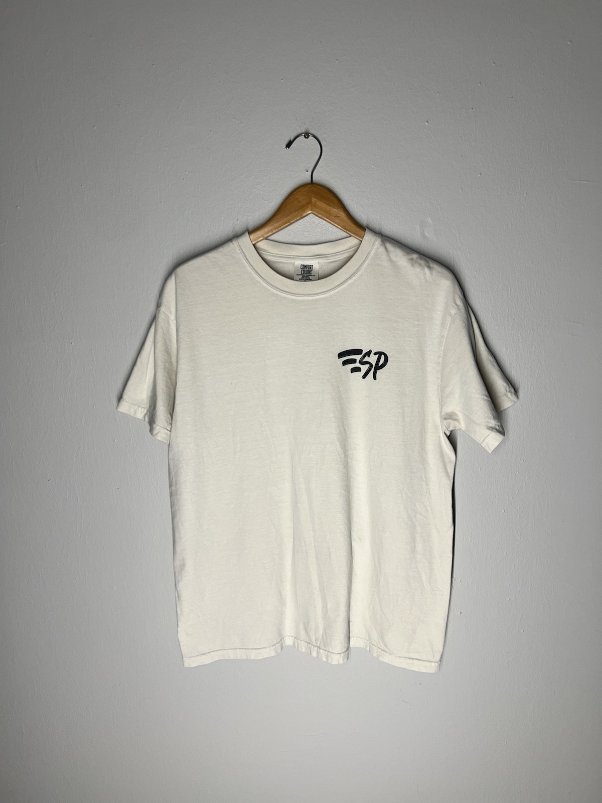 ESP “Christ Is King” Vintage Graphic T-Shirt L – Off White Garment Dye gallery