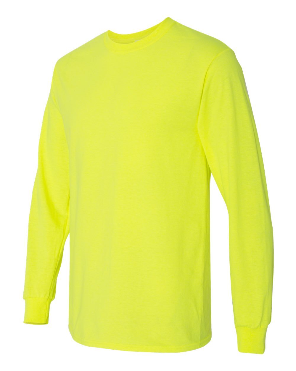 Long Sleeve Custom Printed LOGO/TEXT Shirt Safety Orange - Safety Green gallery