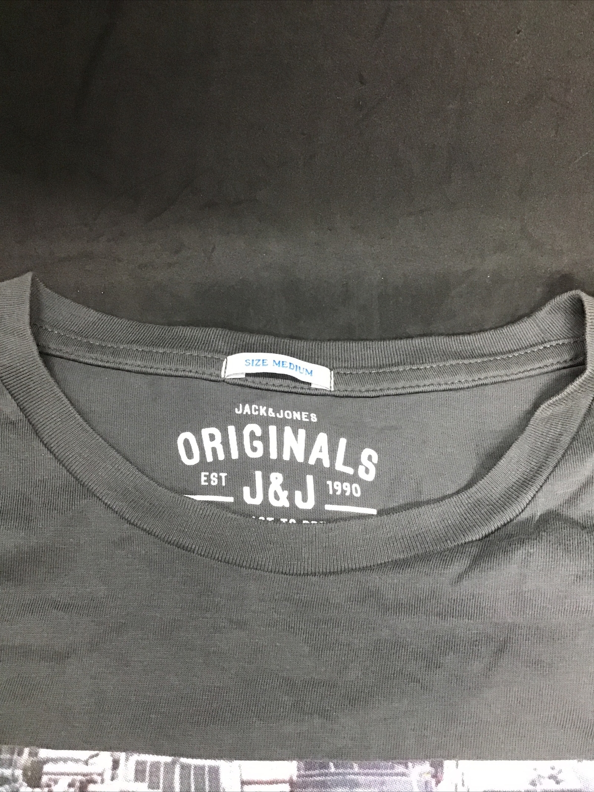 Jack & Jones Originals City Overview Grey Graphics Tshirt - Men's M gallery