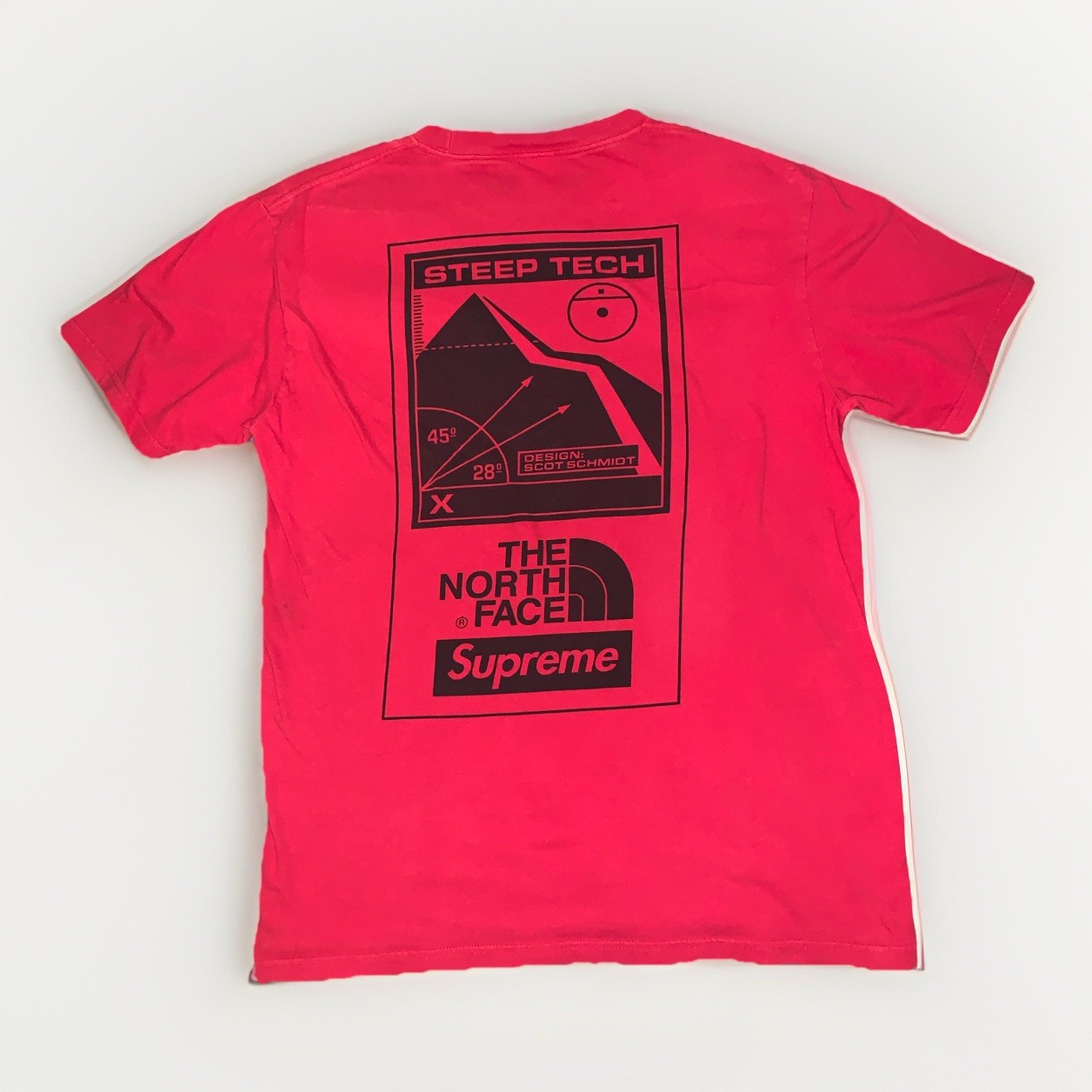 Supreme X The North Face Steep Tech Red T-Shirt 2016 SS16 Size Small Y2K gallery