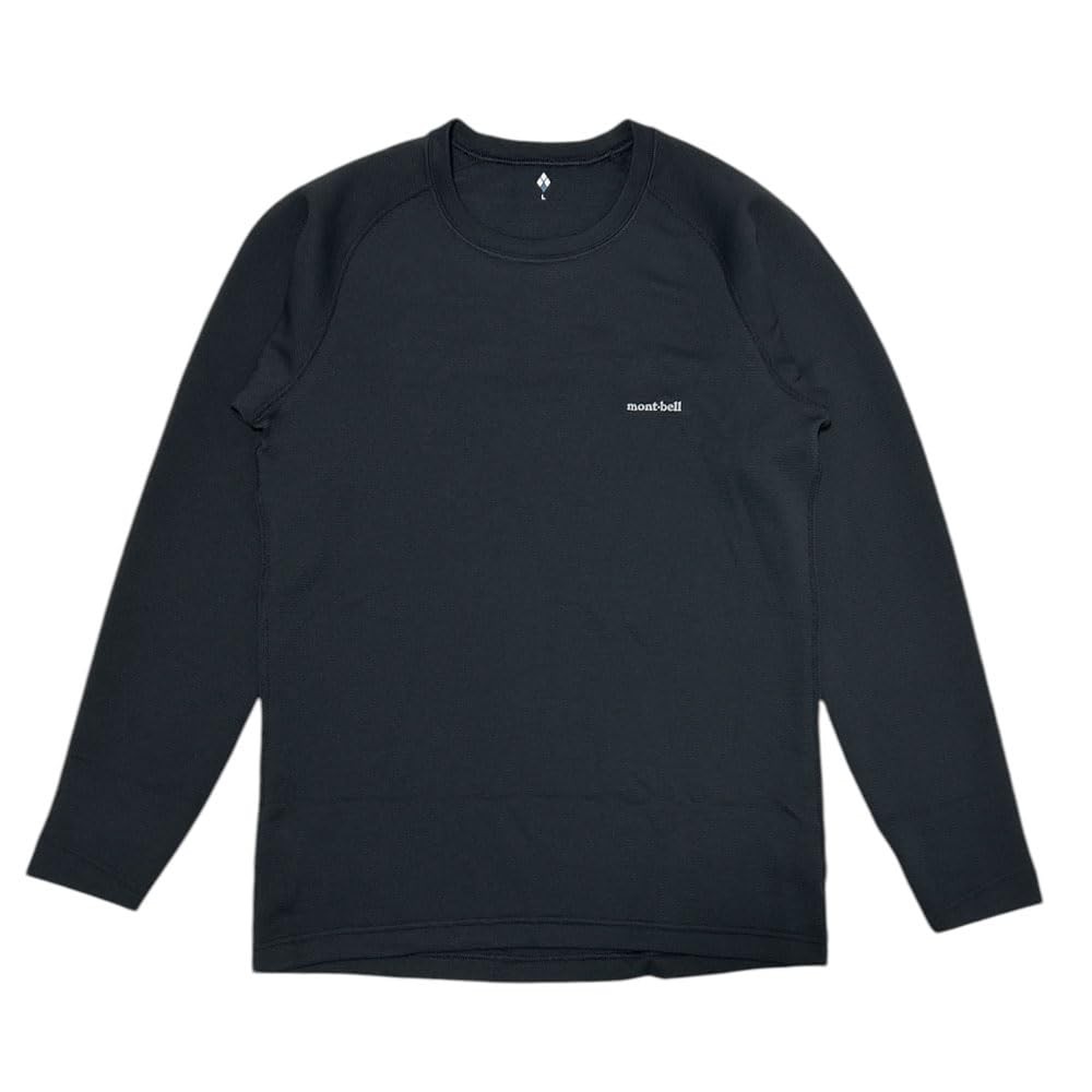 Mont-bell Geoline EXP. Round Neck Shirt Men's Black #1107712 M gallery