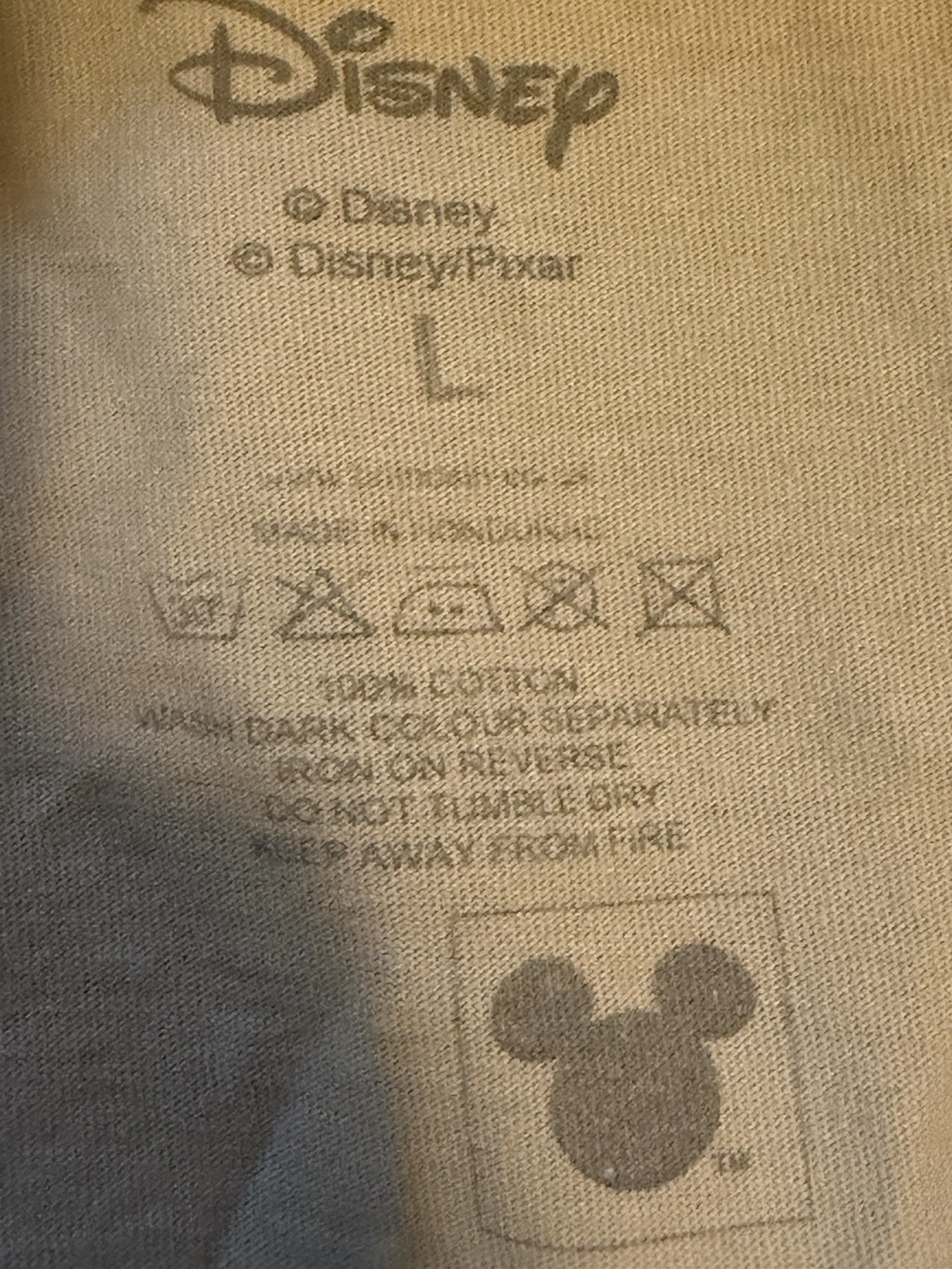 Men’s Disney Maui Tan T-shirt Size L (725) gallery