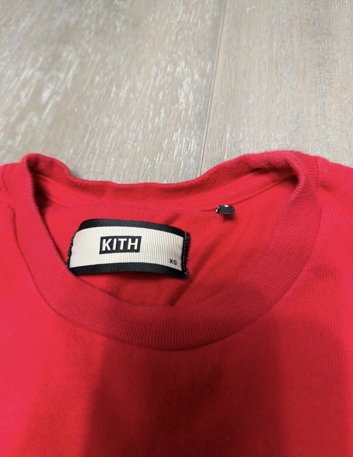 Kith Maritime Nautical Flag Box Logo T-Shirt XS Red Embroidered Logo Streetwear gallery