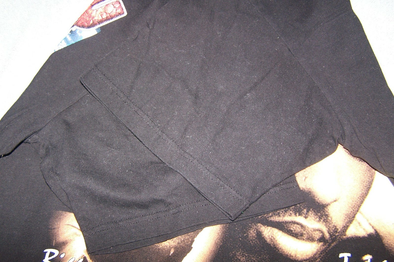 VINTAGE NOTORIOUS BIG MAKAVELI 2PAC MEMORY STOP THE VIOLENCE BLACK XL T-SHIRT gallery