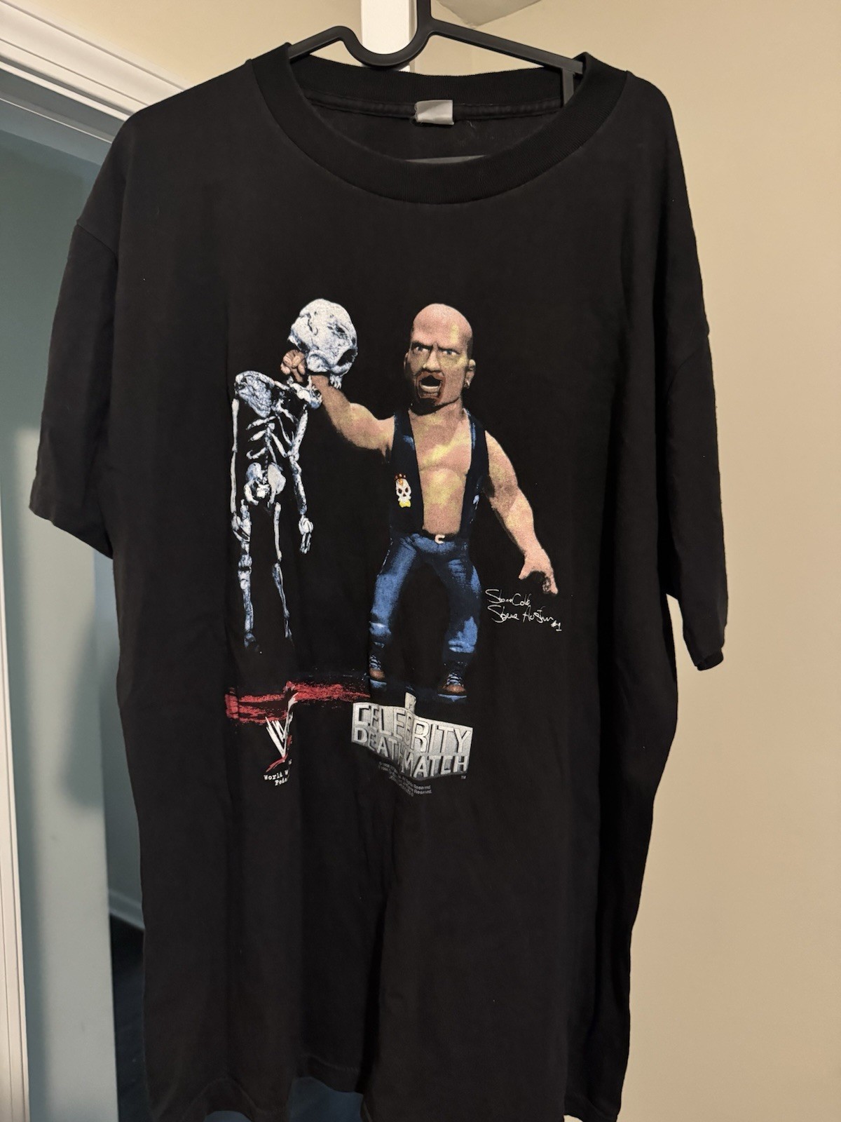 Stone Cold Celebrity Deathmatch Vintage Shirt WWF Original TV Show