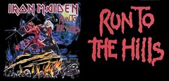 Officially Licensed Iron Maiden – Run To The Hills – Double Sided Black T-Shirt
