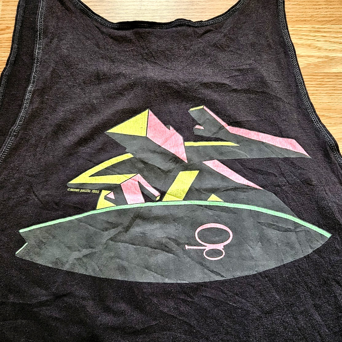 Vintage 80s OP Ocean Pacific Surf Tank Top Beach Surfing Men’s Size XL