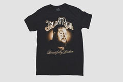 Jelly Roll Branded Mens Beautifully Broken (2025 Print) Black Shirt New XXS-3XL