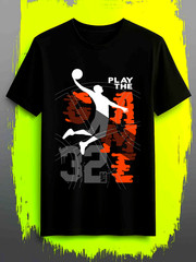 1 Pack Men’s Heavyweight 180gsm 100% Cotton T-Shirts – Jersey Number 23 Design