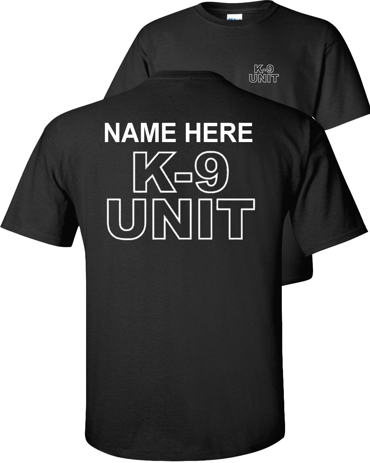 Custom Police K-9 Unit T-Shirt gallery