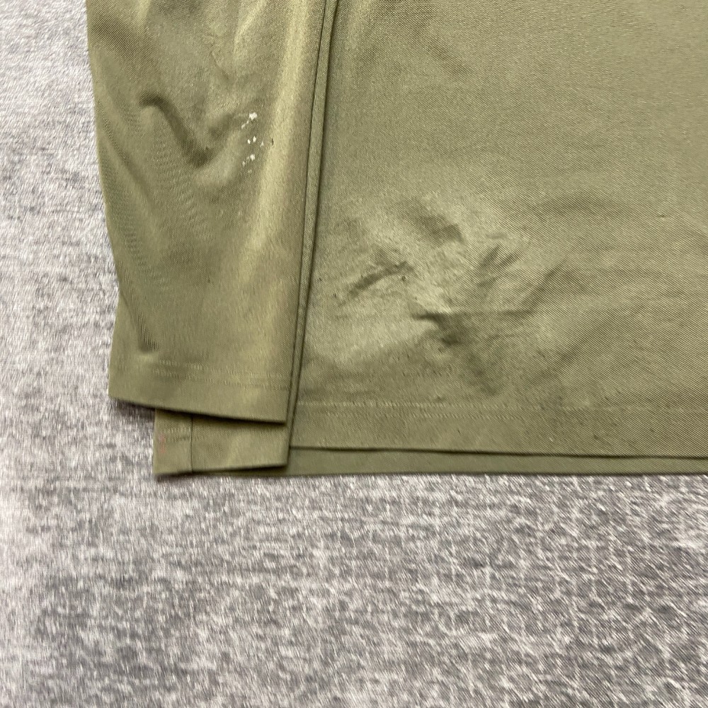 Genuine Dickies T Shirt Mens Large Olive Green Long Sleeve Crew Neck Pullover gallery
