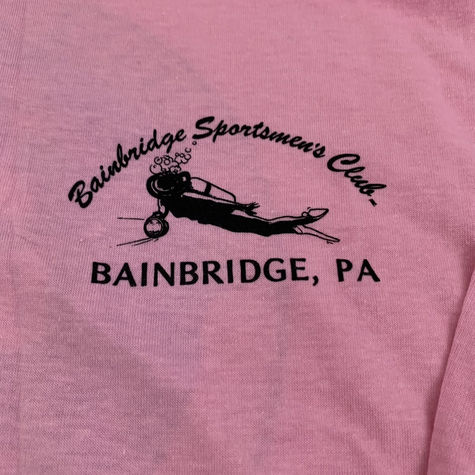 BainBridge Sportmen’s Club Scuba Diving T-Shirt Pennsylvania Sportsman #7607 gallery