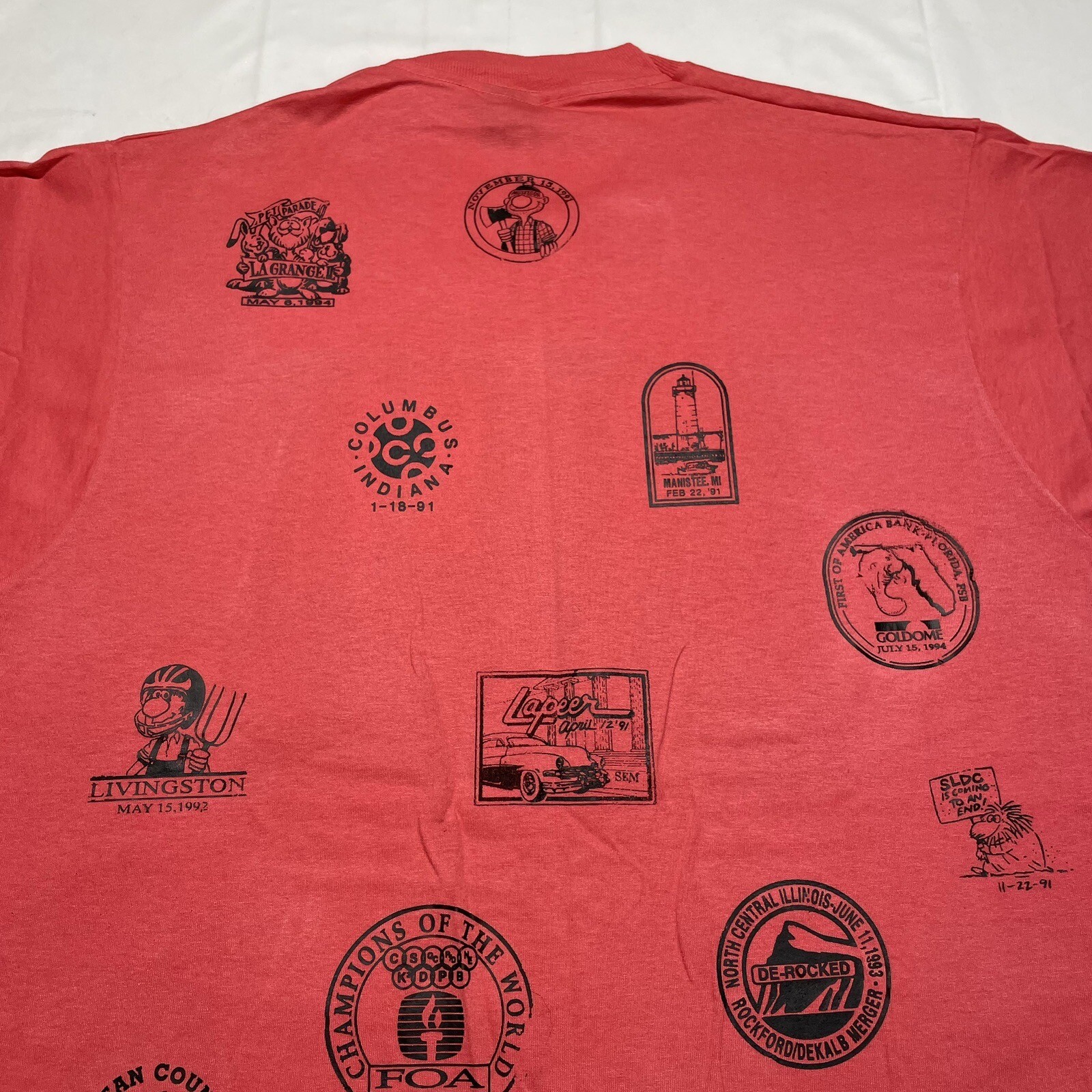 Vintage 90s Single Stitch T-Shirt Men’s XL Hipster Streetwear Hip Hop USA Made gallery