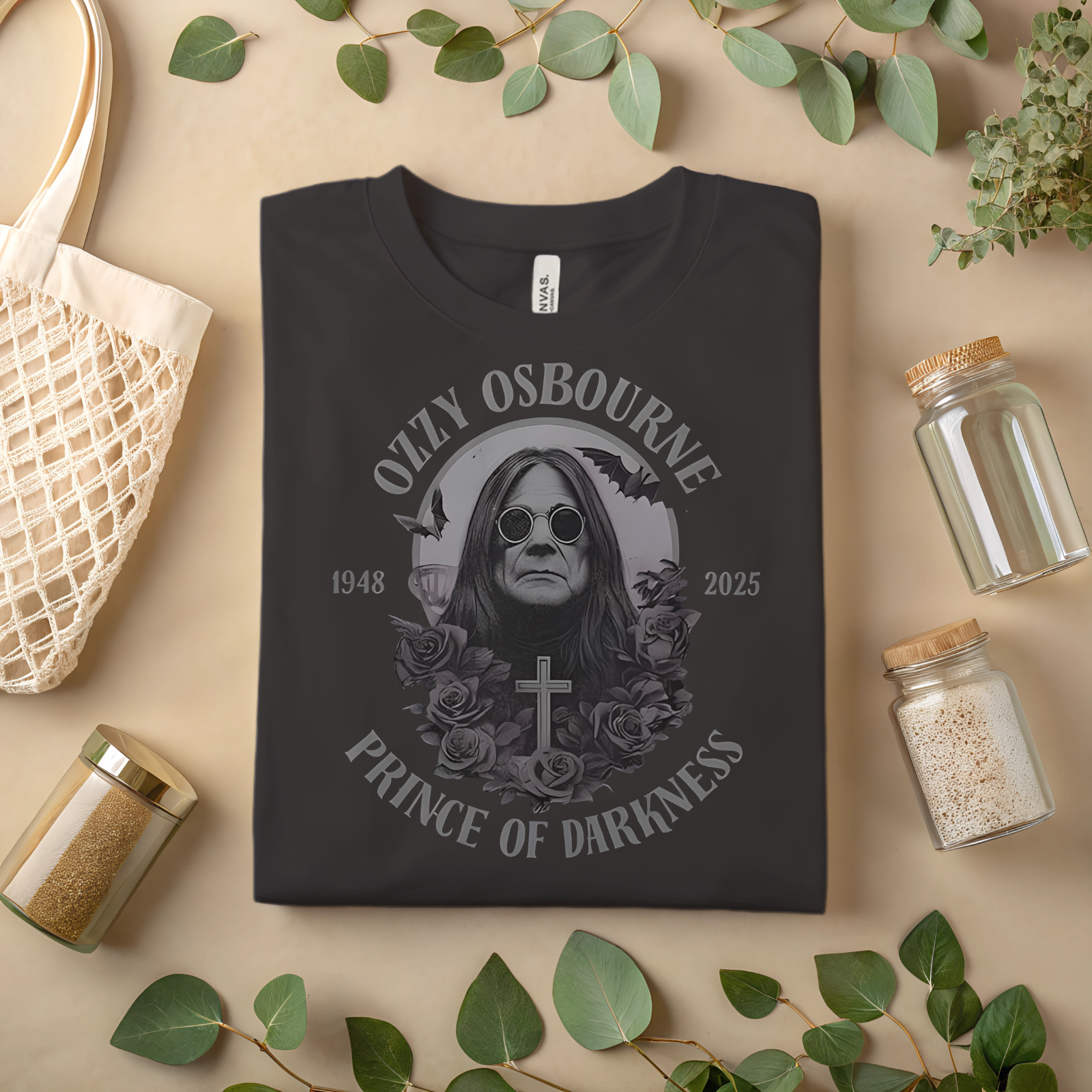 Ozzy Osbourne Prince of Darkness T-Shirt – Vintage Rock Tribute Tee A244 gallery