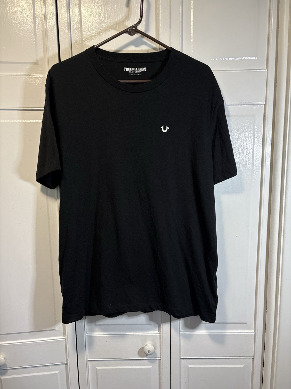 True Religion Men’s Buddha Logo Print Tee T-Shirt size XL