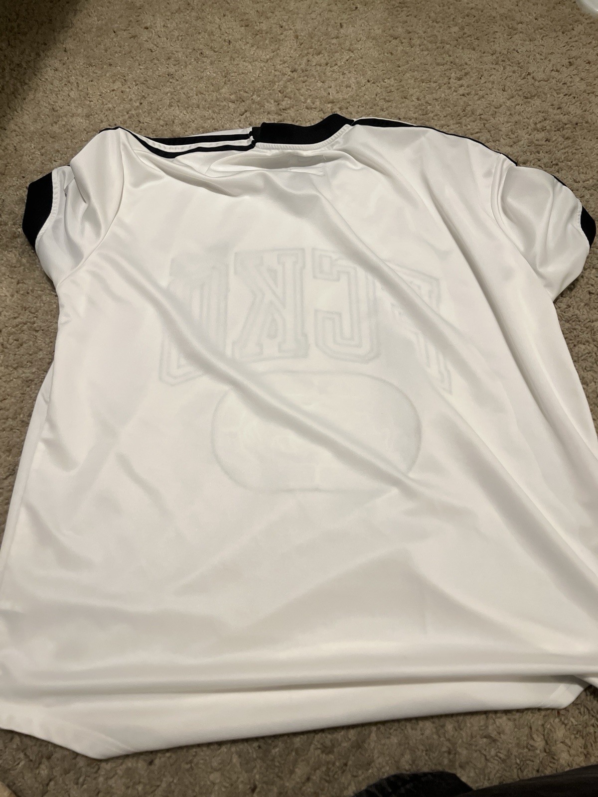 Ecko Unltd. Men's 2XL White/Black V-Neck Short Sleeve Graphic Logo T-Shirt gallery