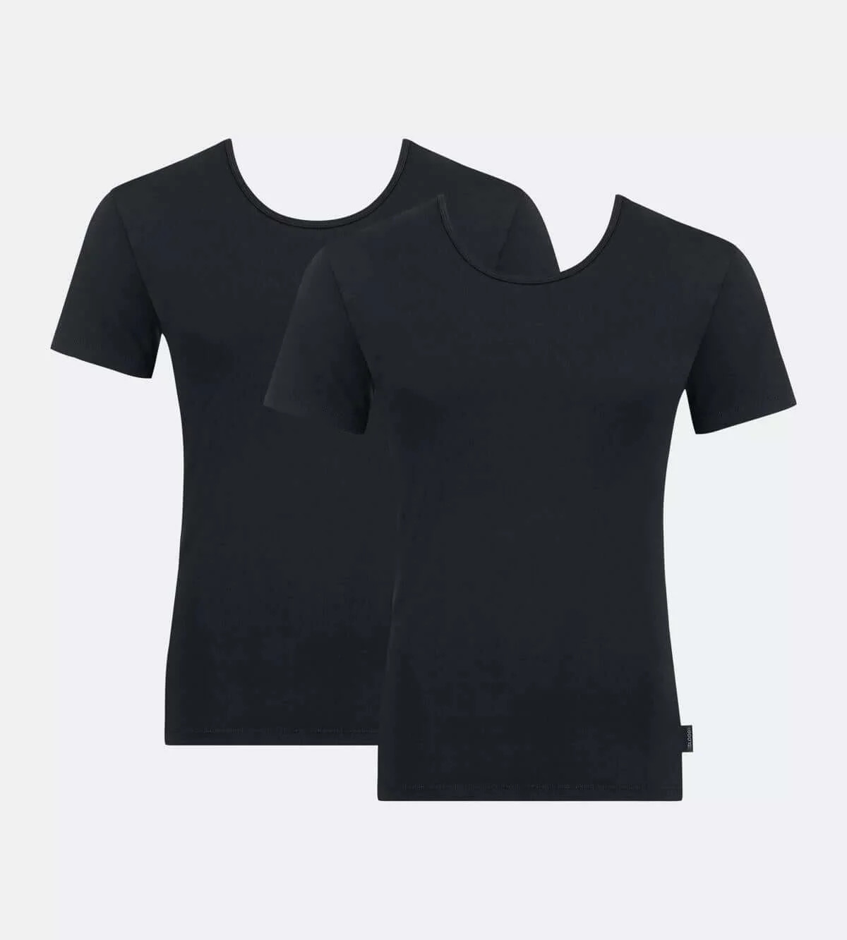 Sloggi Round Neck 2 PACK T-Shirts-Black