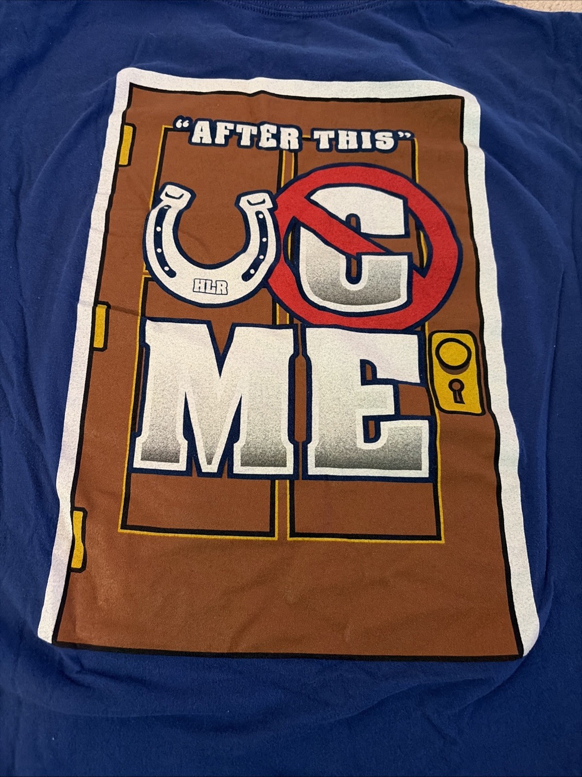 WWE John Cena Farewell Tour Indianapolis Royal Rumble Shirt XL gallery