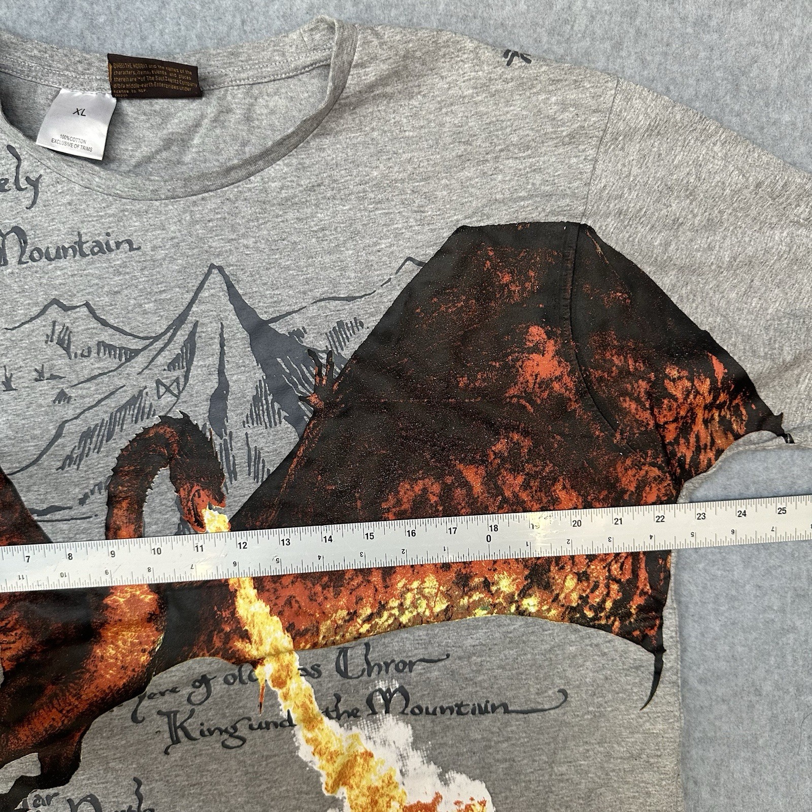 The Hobbit The Battle Of The Five Armies Movie Promo Shirt Men’s Sz XL AOP gallery
