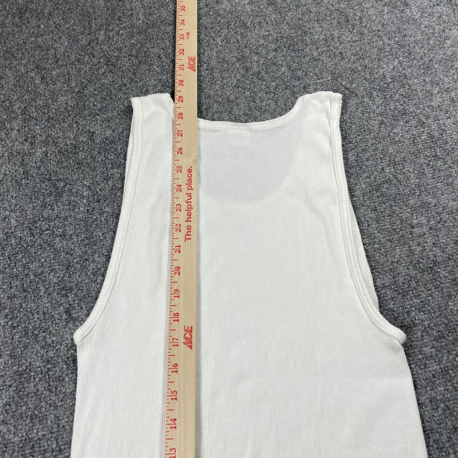 VINTAGE Brooks Brothers Tank Top Undershirt Men Size XL 100% Combed Cotton USA gallery